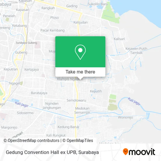 Gedung Convention Hall ex UPB map