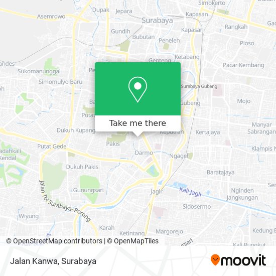 Jalan Kanwa map