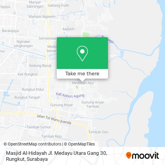 Masjid Al-Hidayah
Jl. Medayu Utara Gang 30, Rungkut map