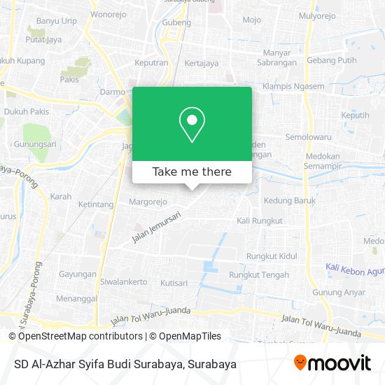 SD Al-Azhar Syifa Budi Surabaya map