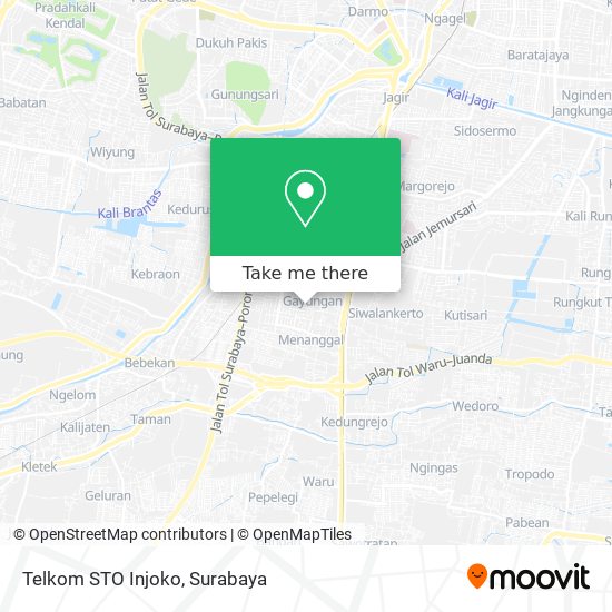 Telkom STO Injoko map