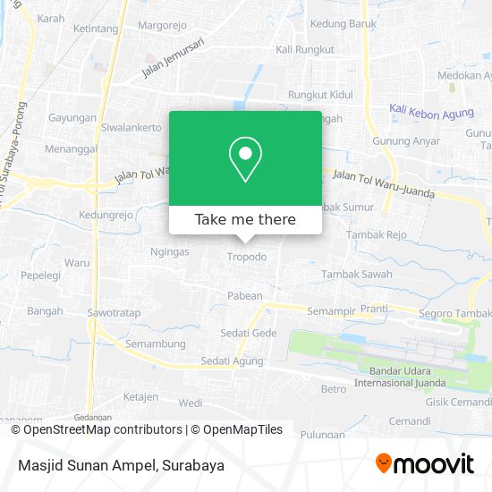 Masjid Sunan Ampel map