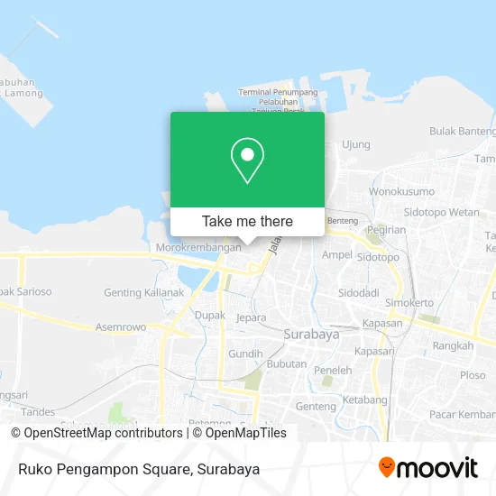 Ruko Pengampon Square map