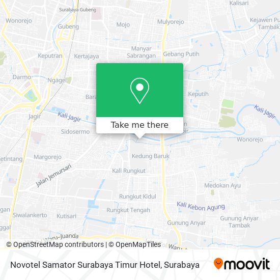 Novotel Samator Surabaya Timur Hotel map