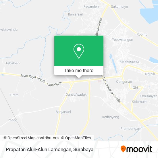 Prapatan Alun-Alun Lamongan map