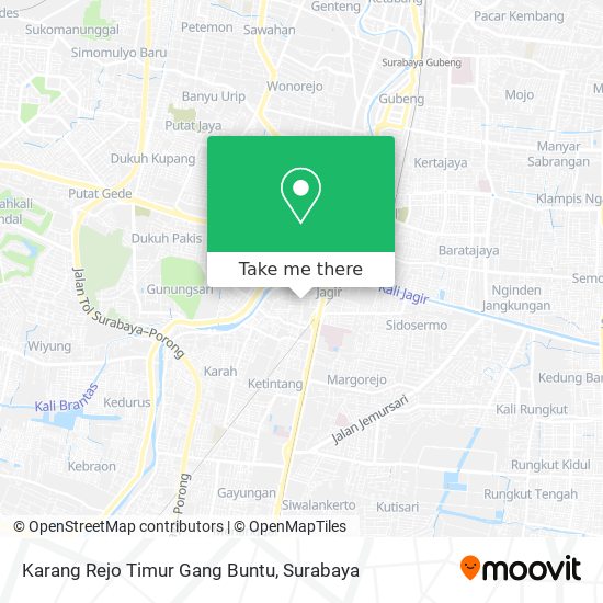 Karang Rejo Timur Gang Buntu map