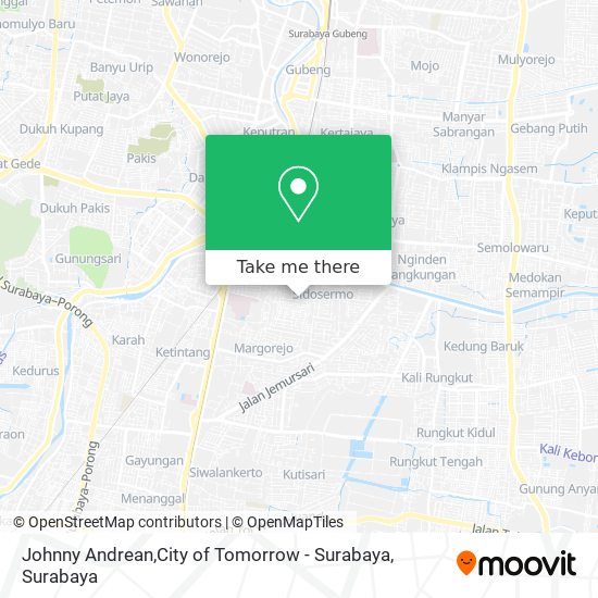 Johnny Andrean,City of Tomorrow  - Surabaya map