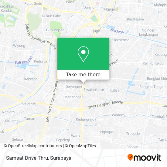 Samsat Drive Thru map