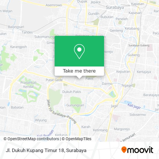 Jl. Dukuh Kupang Timur 18 map