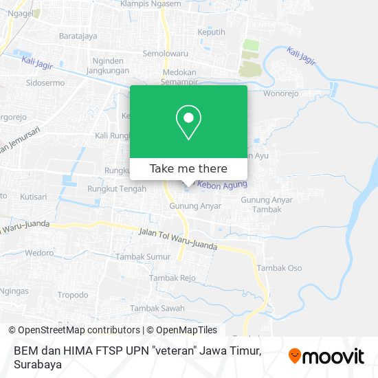 BEM dan HIMA FTSP UPN "veteran" Jawa Timur map