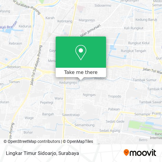 Lingkar Timur Sidoarjo map