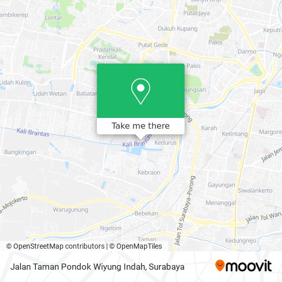 Jalan Taman Pondok Wiyung Indah map