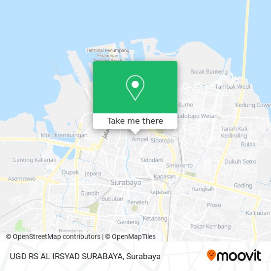 UGD RS AL IRSYAD SURABAYA map