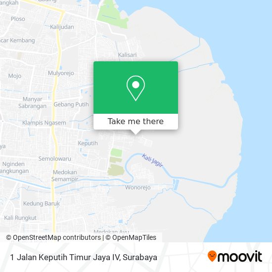 1 Jalan Keputih Timur Jaya IV map
