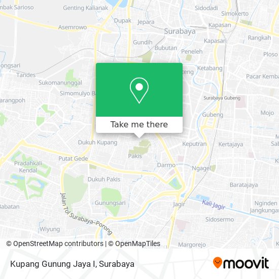 Kupang Gunung Jaya I map