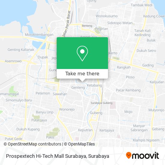 Prospextech Hi-Tech Mall Surabaya map