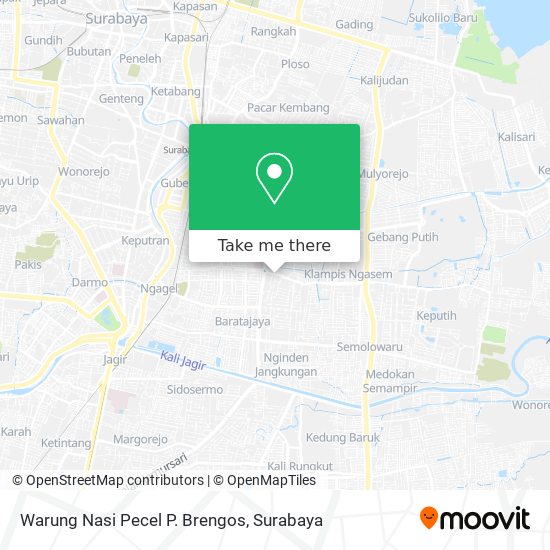Warung Nasi Pecel P. Brengos map