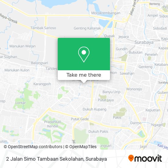 2 Jalan Simo Tambaan Sekolahan map