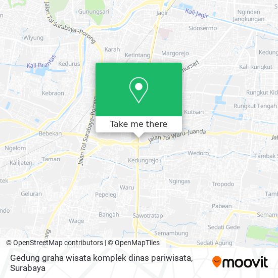 Gedung graha wisata  komplek dinas pariwisata map