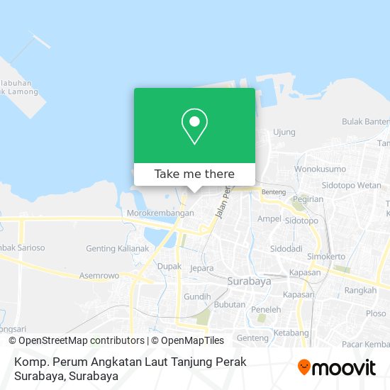 Komp. Perum Angkatan Laut Tanjung Perak Surabaya map