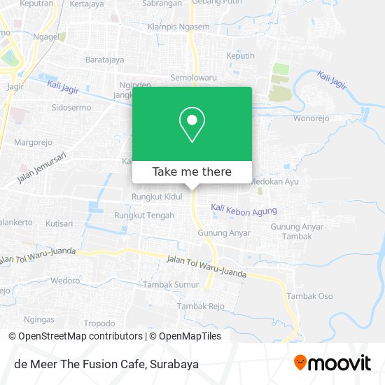 de Meer The Fusion Cafe map