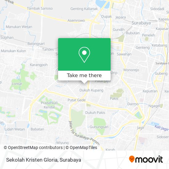 Sekolah Kristen Gloria map
