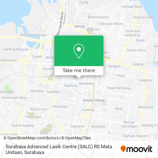 Surabaya Advanced Lasik Centre (SALC) RS Mata Undaan map