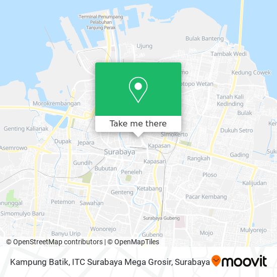Kampung Batik, ITC Surabaya Mega Grosir map