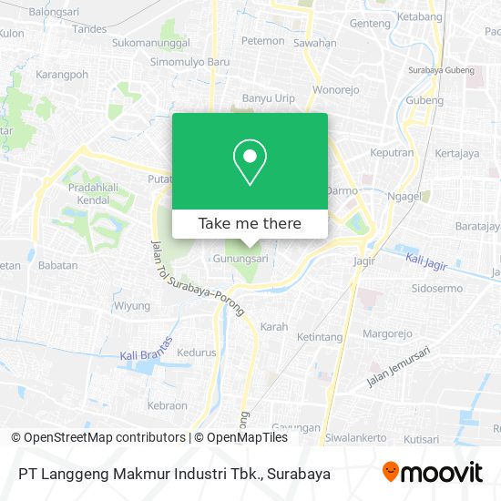 PT Langgeng Makmur Industri Tbk. map