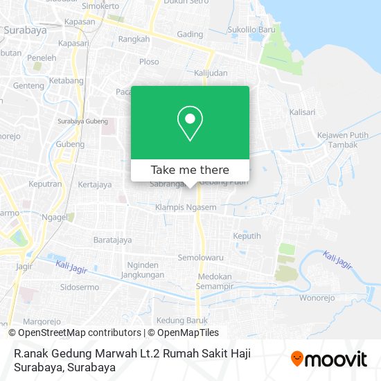 R.anak Gedung Marwah Lt.2 Rumah Sakit Haji Surabaya map