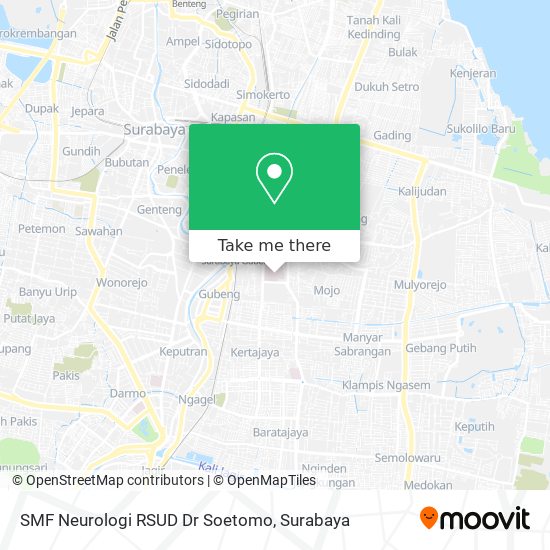 SMF Neurologi RSUD Dr Soetomo map