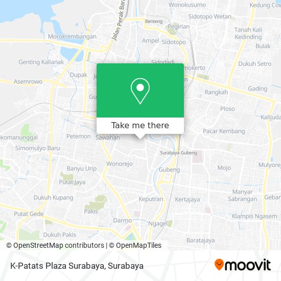 K-Patats Plaza Surabaya map