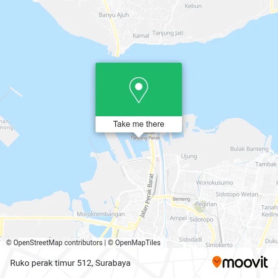 Ruko perak timur 512 map