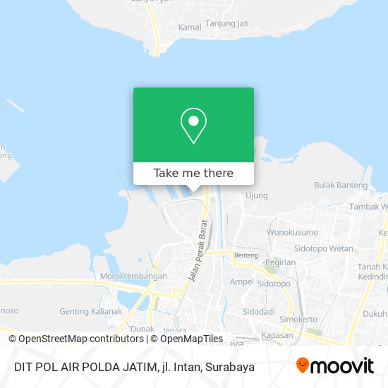 DIT POL AIR POLDA JATIM, jl. Intan map