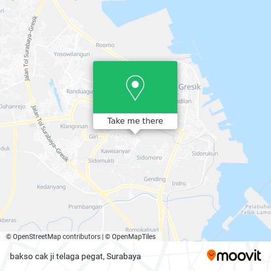 bakso cak ji telaga pegat map