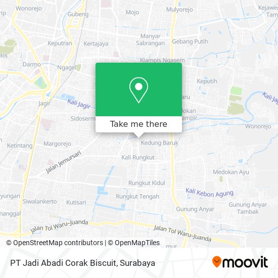 PT Jadi Abadi Corak Biscuit map