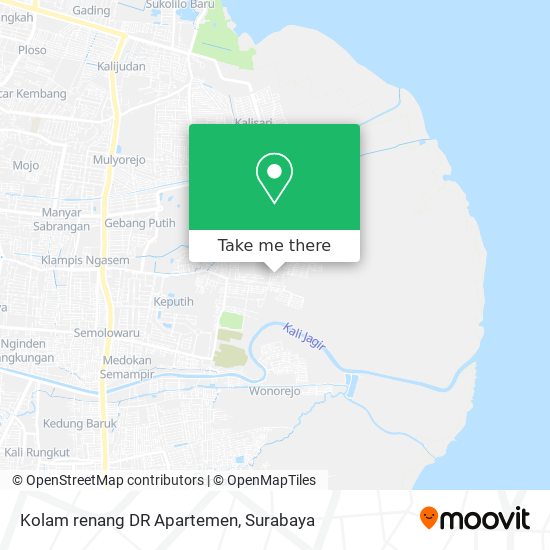 Kolam renang DR Apartemen map