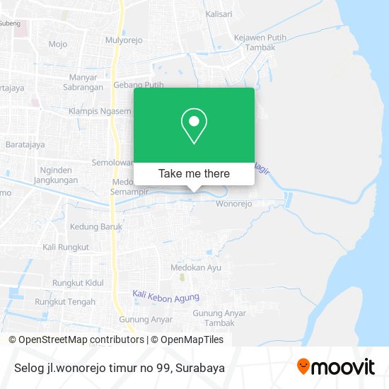 Selog jl.wonorejo timur no 99 map