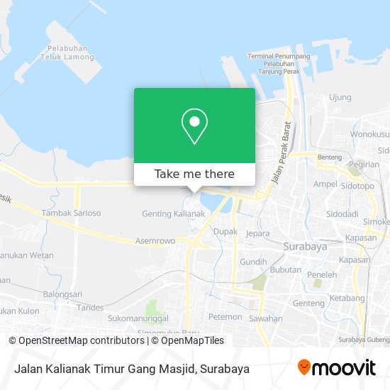 Jalan Kalianak Timur Gang Masjid map