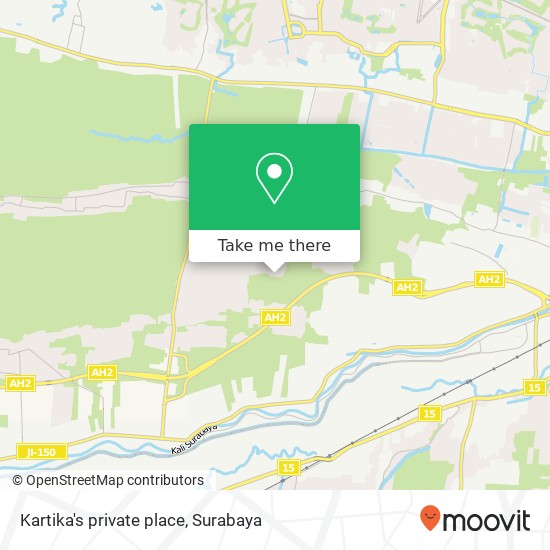 Kartika's private place map