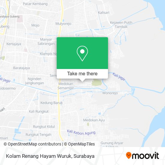 Kolam Renang Hayam Wuruk map
