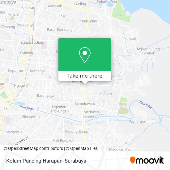 Kolam Pancing Harapan map