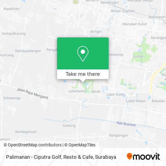 Palimanan - Ciputra Golf, Resto & Cafe map