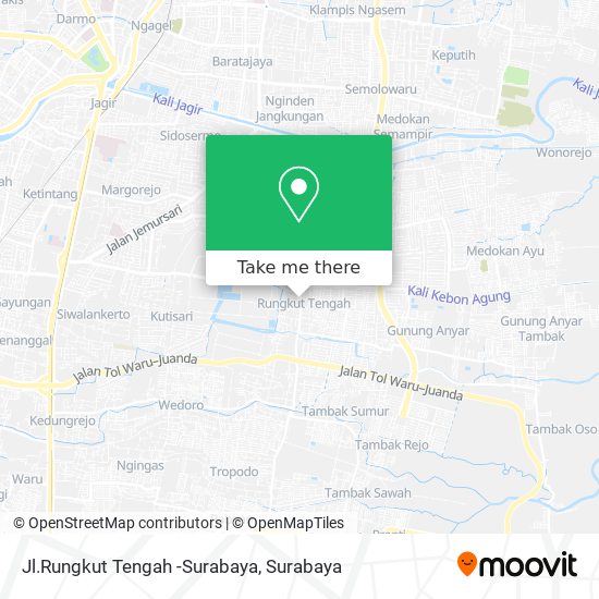 Jl.Rungkut Tengah -Surabaya map