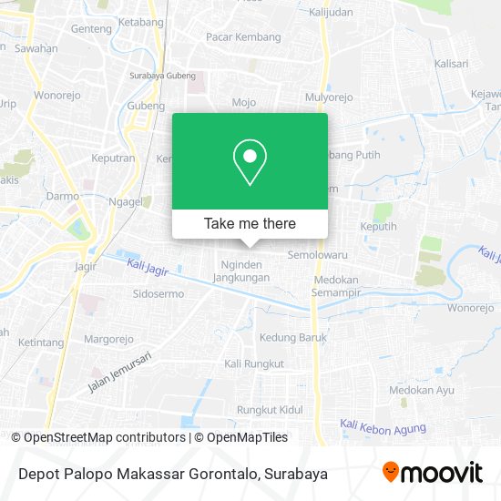 Depot Palopo Makassar Gorontalo map