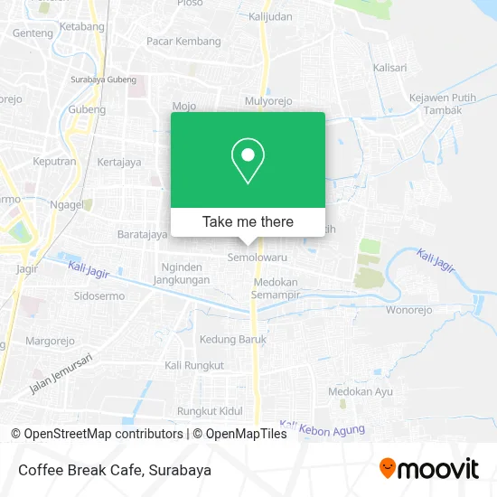 Coffee Break Cafe map