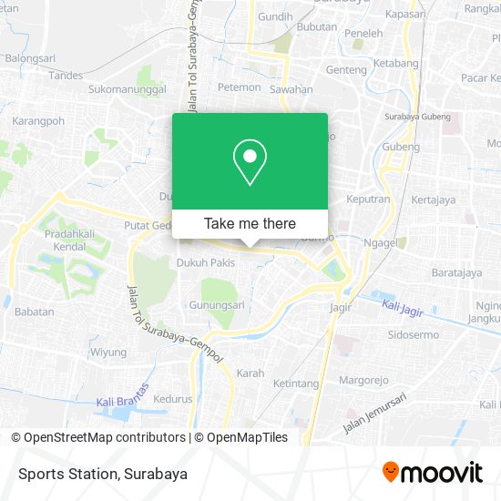 Sports Station map