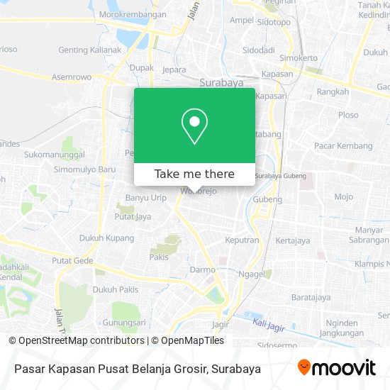 Pasar Kapasan Pusat Belanja Grosir map