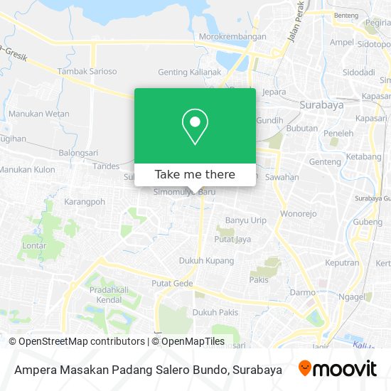 Ampera Masakan Padang Salero Bundo map