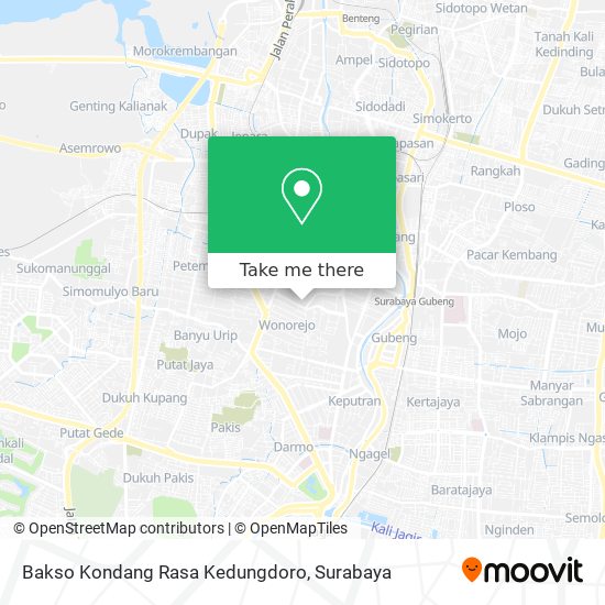 Bakso Kondang Rasa Kedungdoro map